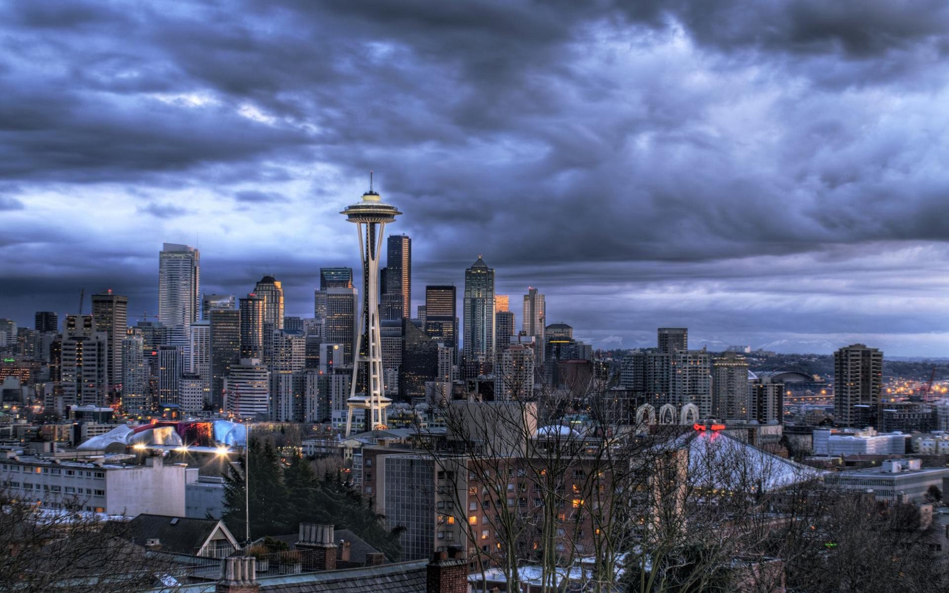 HD Seattle Skyline Wallpaper