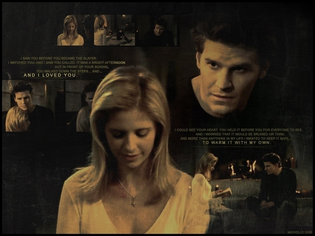 Angel And Buffy Wallpaper