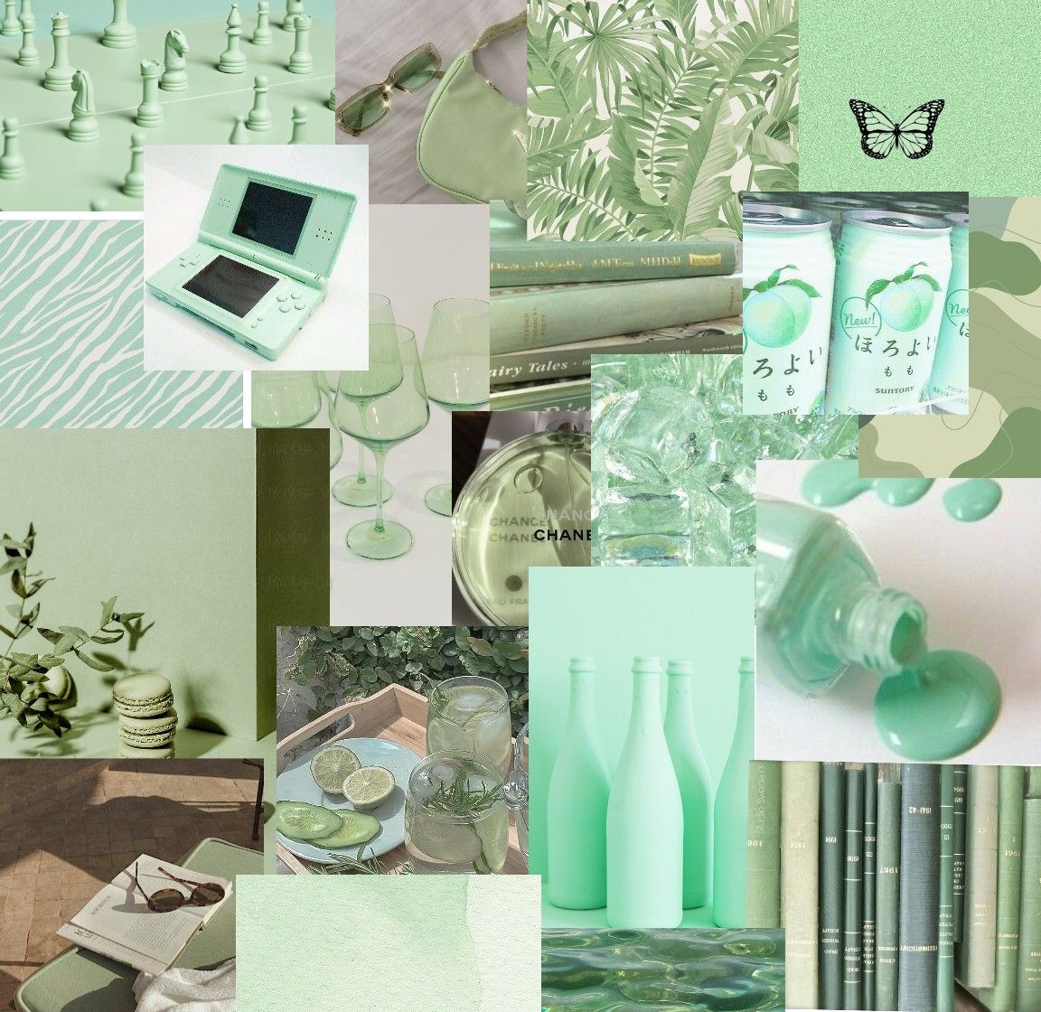 Mint Green Aesthetic Wallpaper