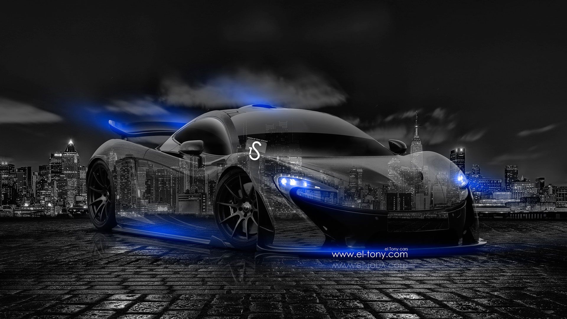Neon Mclaren P1 Wallpaper Top Background