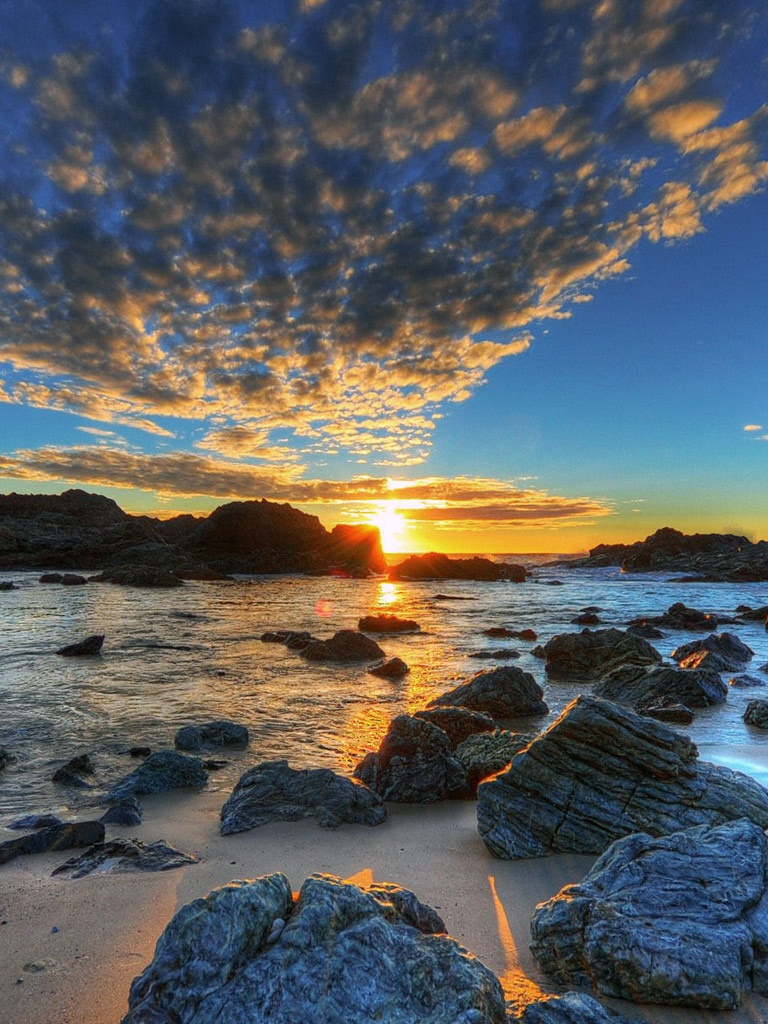 Free download Nature Ocean Breeze At Sunset HDR iPad iPhone HD Wallpaper  Free [768x1024] for your Desktop, Mobile & Tablet | Explore 47+ Portrait  Mode Wallpaper | Naruto Bijuu Mode Wallpaper, HD