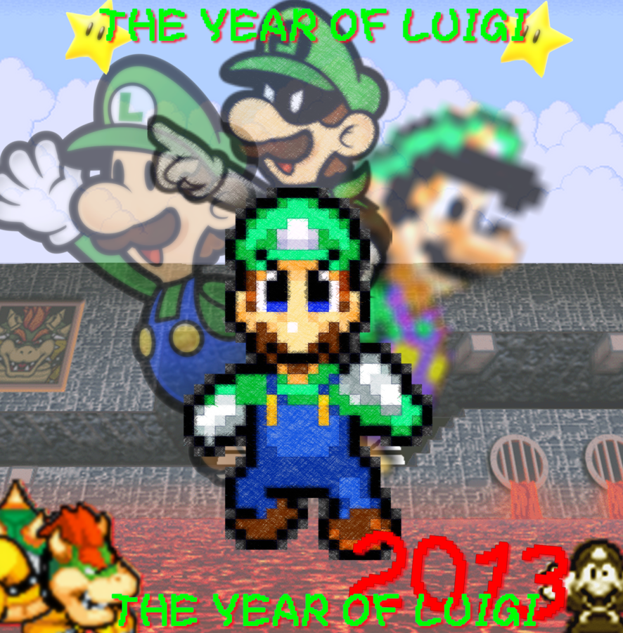 The Year Of Luigi Poster By Superluigi7900mugen