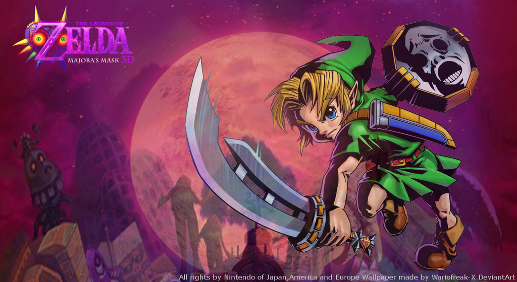 Zelda Majora S Mask 3d Wallpaper By Wariofreak X