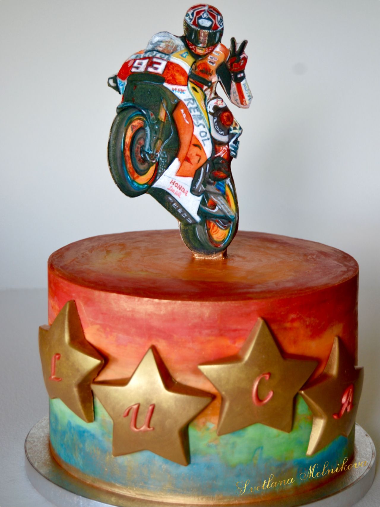 Cake Motogp Marc M Rquez Ideas De Pastel Cumplea Os Tortas