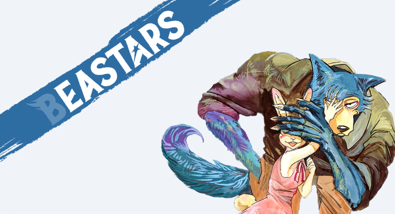 Legoshi And Haru Together In Beastars Wallpaper