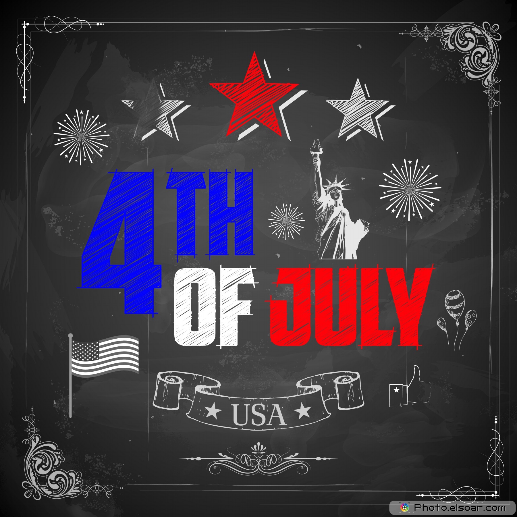 4th Of July HD Wallpaper Happy Usa Independence Day Elsoar
