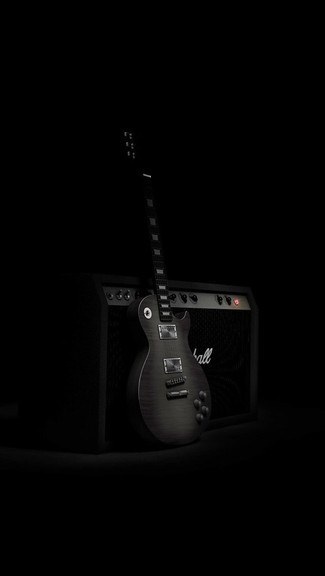 Guitar And Amplifier iPhone 5c 5s Wallpaper
