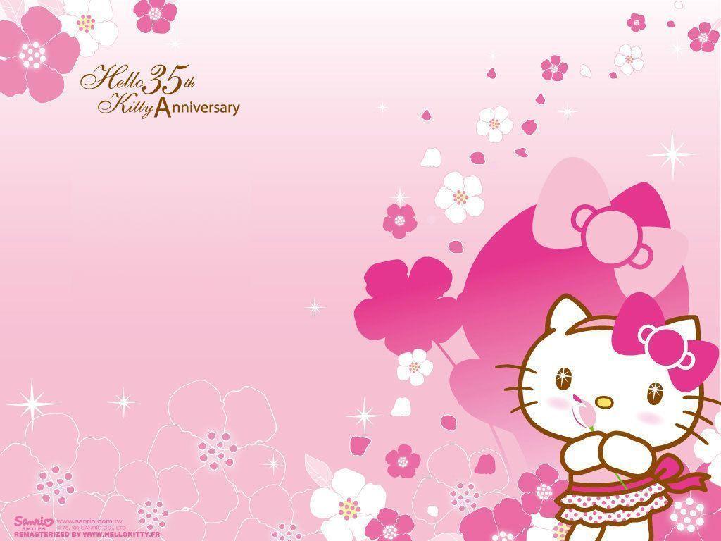 Free Download Hello Kitty Birthday Wallpapers [1024x768] For Your