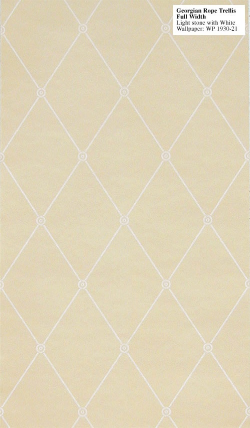 Rope Trellis A Traditional Early 19th Century Design Wallpaper