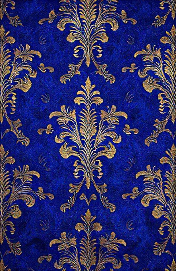 Royal Blue And Gold Wallpaper