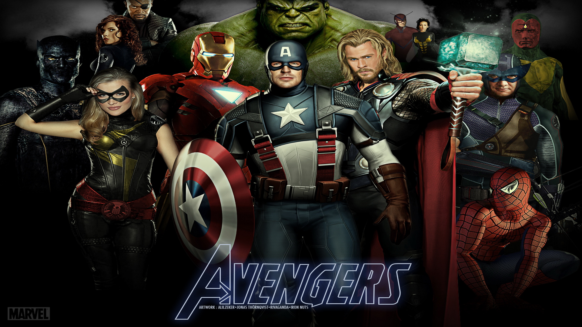 Marvel Ics Wallpaper HD Desktop All Avengers