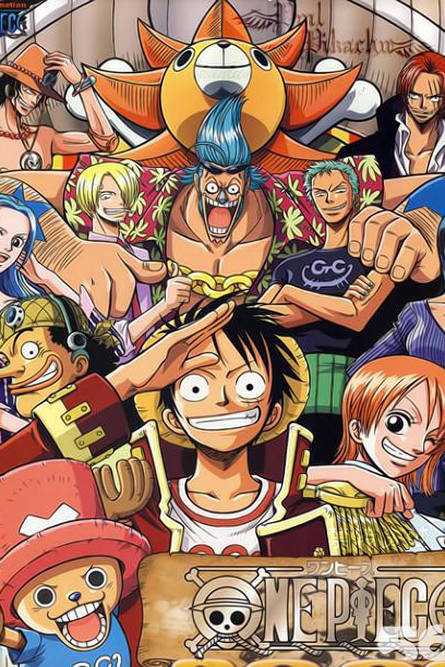 Android Phone Home Screen One Piece Wallpaper
