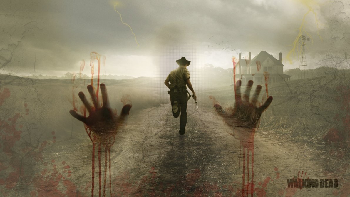 The Walking Dead Wallpaper by BlooddrunkDesigns on
