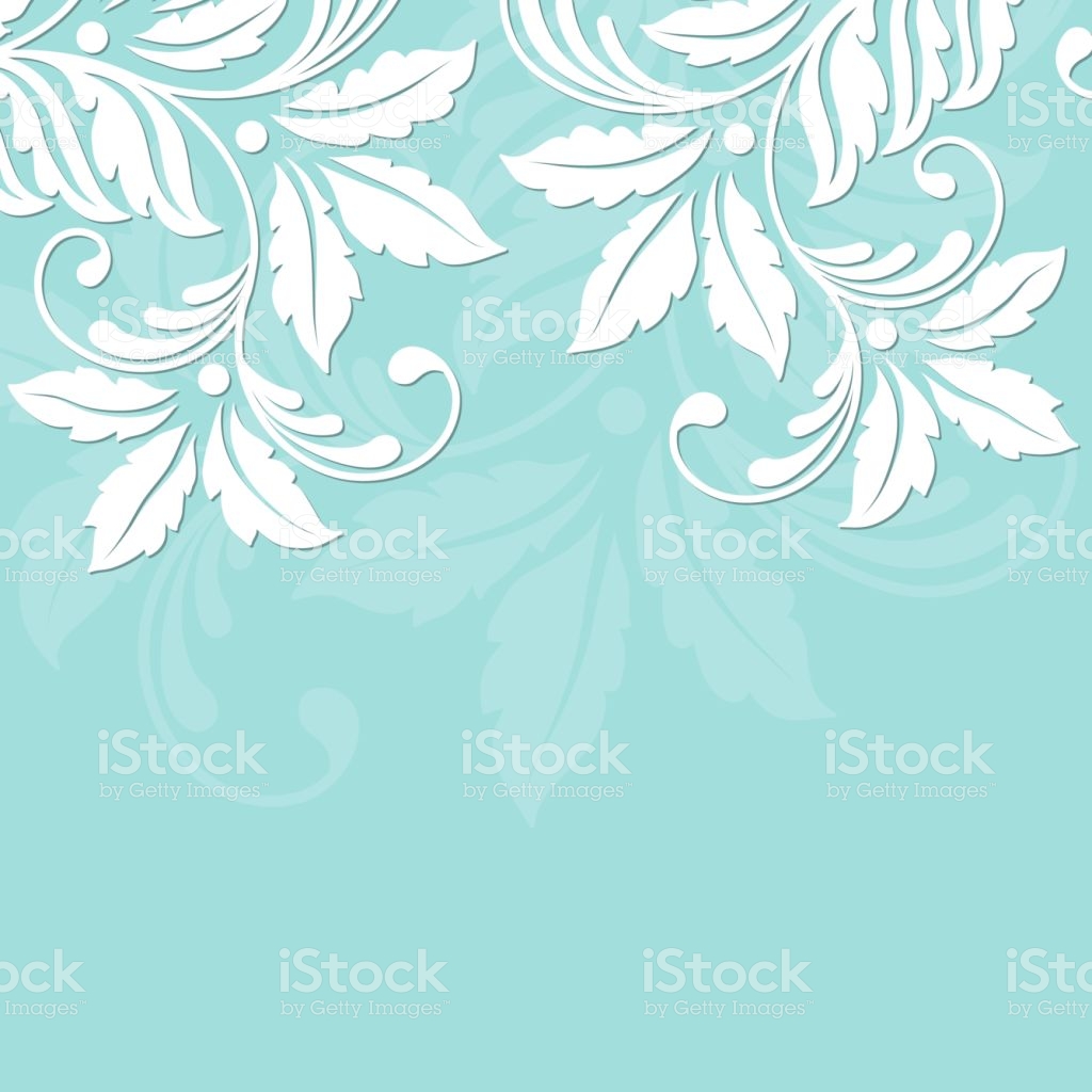 Wedding Invitation And Announcement Card With Floral Background
