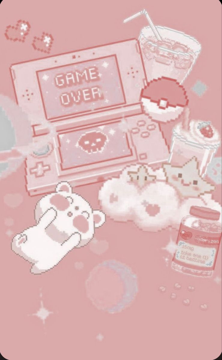 Pink Wallpaper Anime Kawaii Iphone