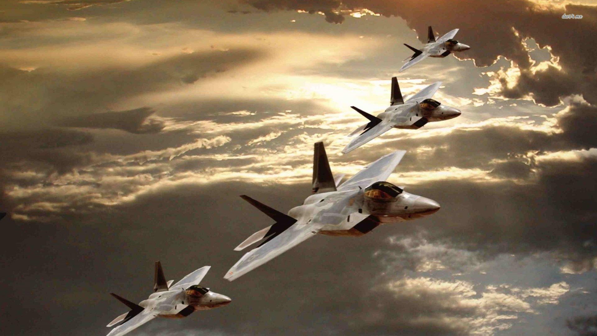 Lockheed Martin F22 Raptors HD Wallpaper