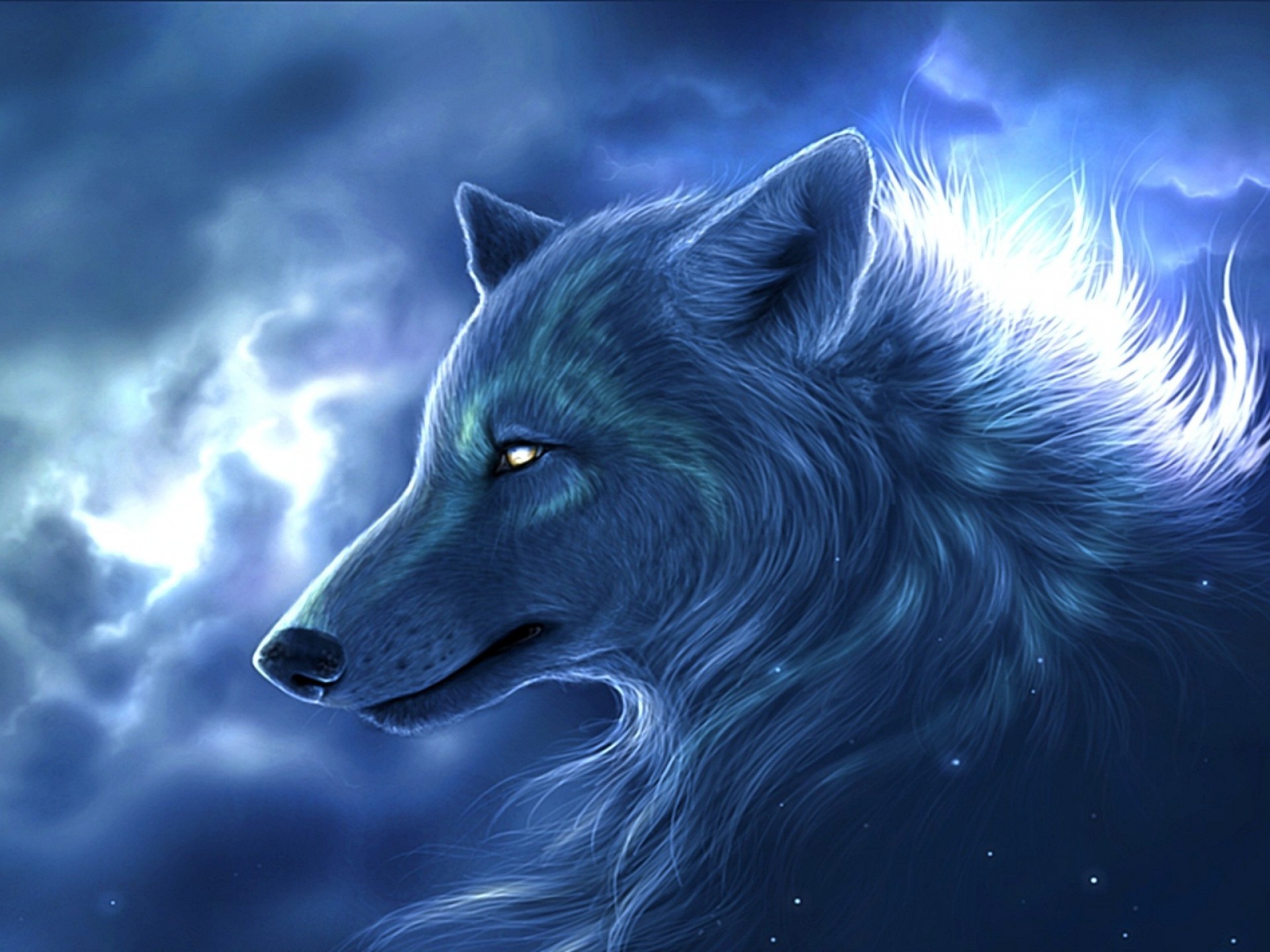 Sky Wolves Magic4walls