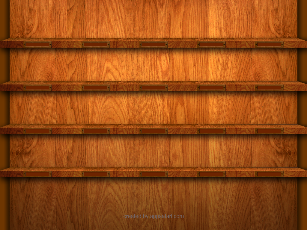 Res On iPad Shelf Wallpaper Template And Contest
