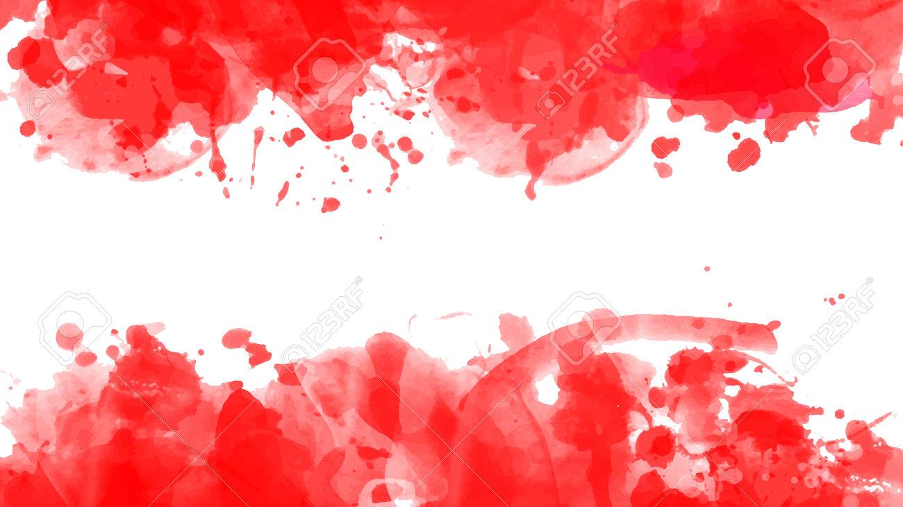 Abstract Watercolor Red Blood Coloring Background Banner Royalty
