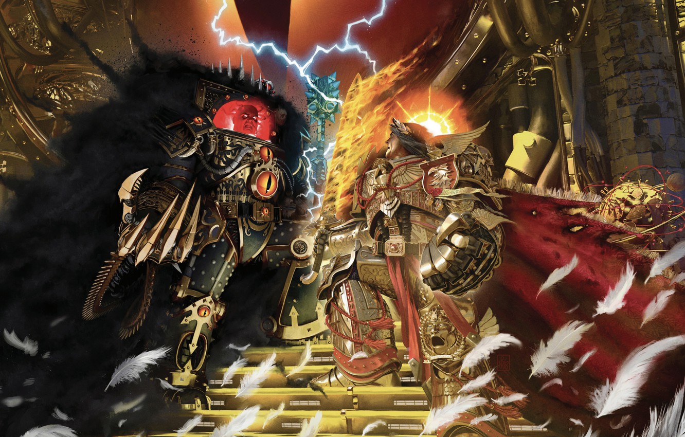 Wallpaper Horus Heresy Battle Warhammer Emperor Of