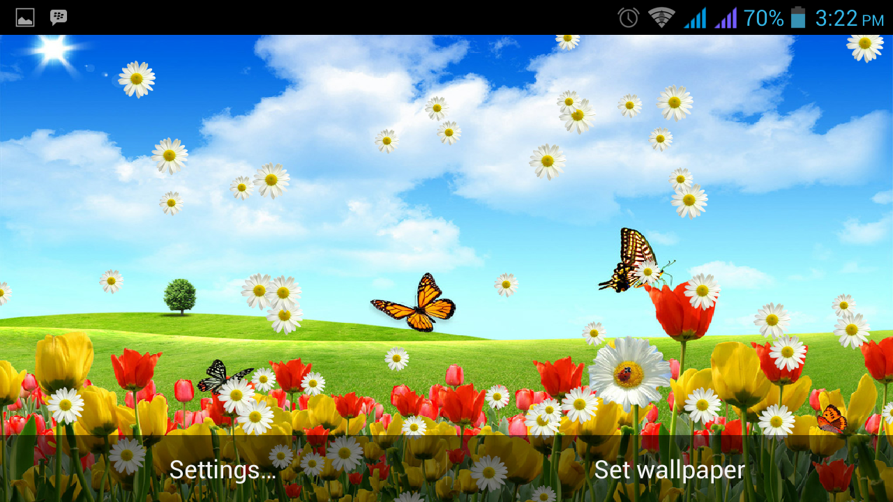 Spring Flowers Live Wallpaper Screenshot