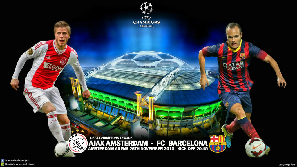 AFC Ajax   FC Barcelona Champions League 2013 by jafarjeef on
