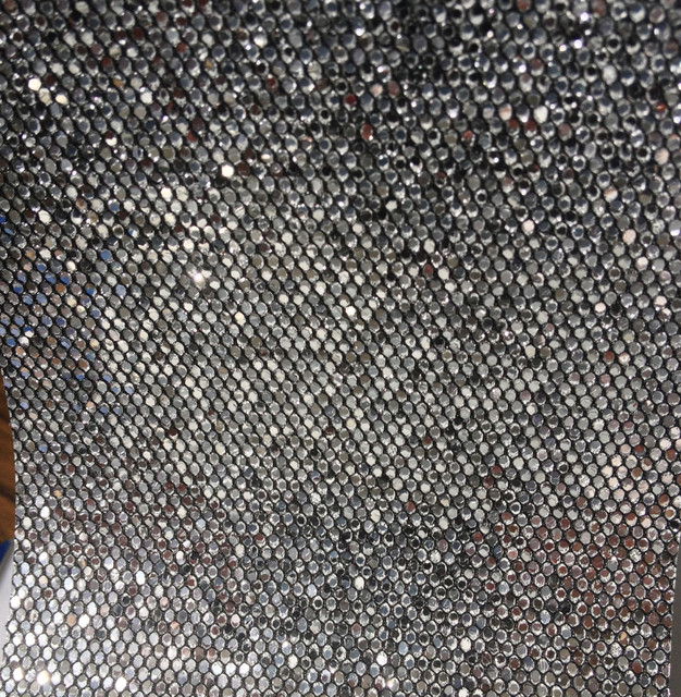 Sequin Glitter And Glass Beaded Wallcoverings Contemporary Wallpaper