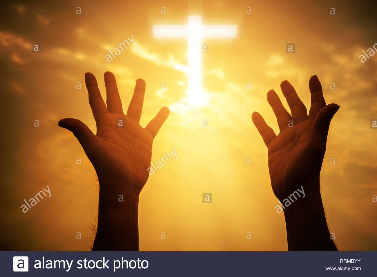 Human Hands Open Palm Up Worship Eucharist Therapy Bless God