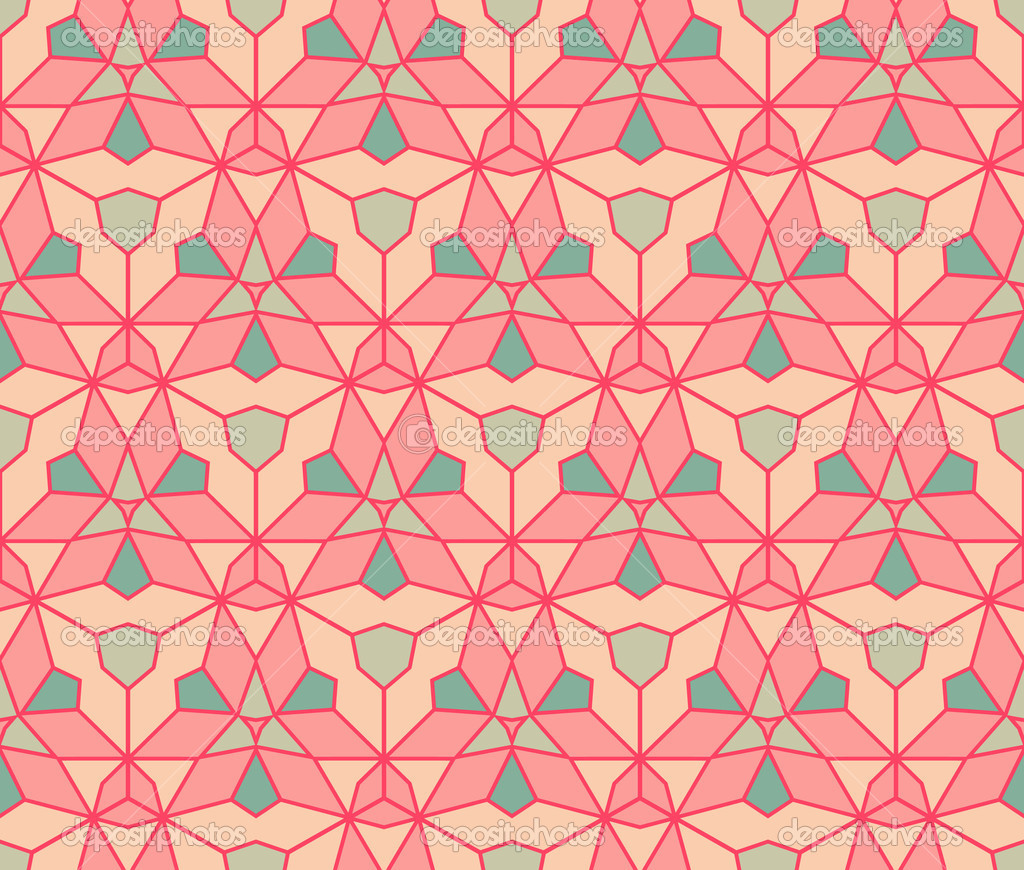 Abstract Vintage Geometric Wallpaper Pattern Seamless Background