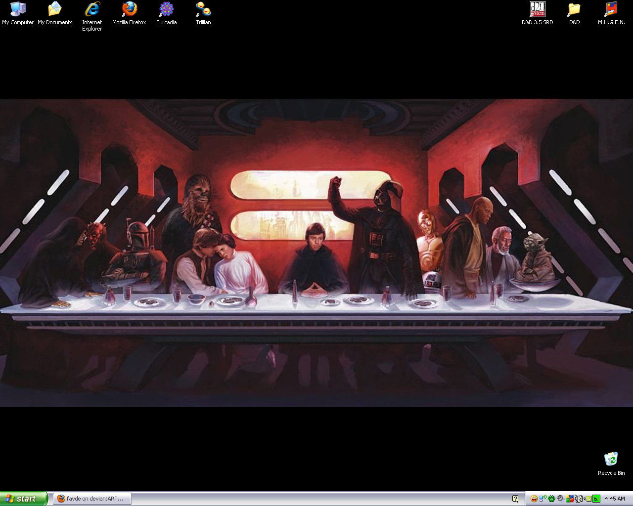 Star Wars Last Supper Desktop By Fayde