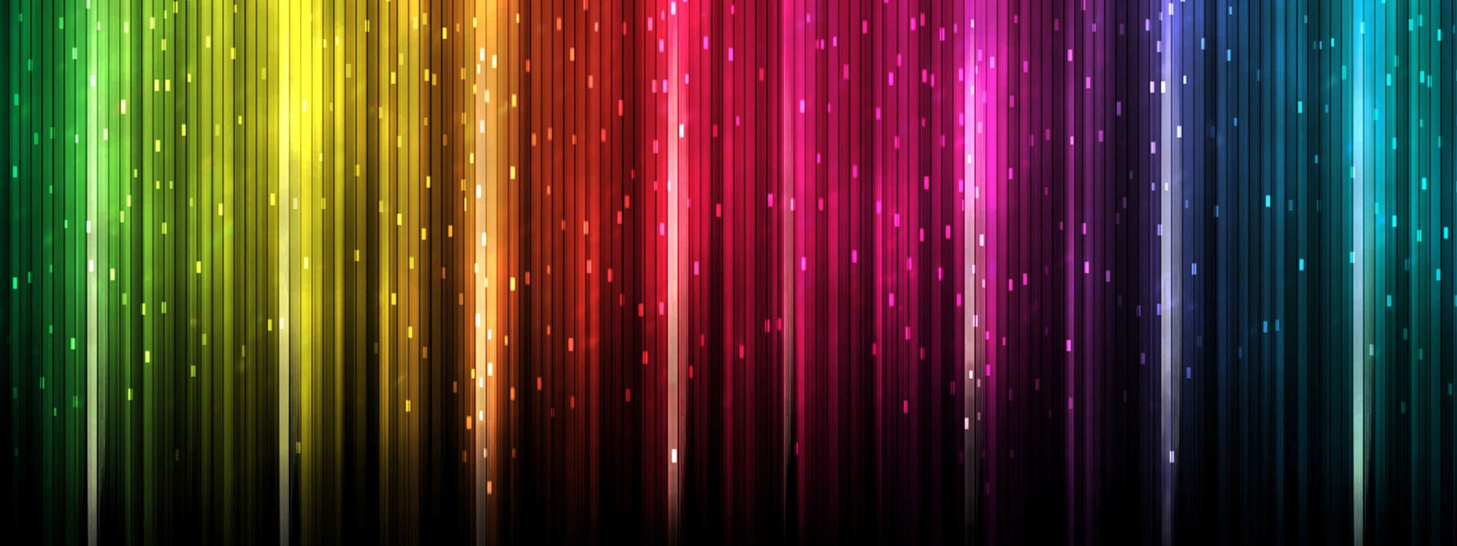 An Amazingly Colourful Abstract Image Perfect For Dual Screens
