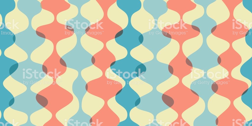 Vintage Seamless Background Retro Pattern Chaotic Multicolored