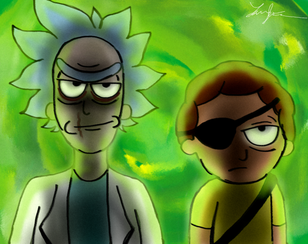 Evil Rick And Morty By Foreal100