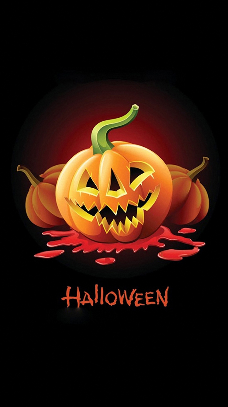 HD Halloween Pumpkin iPhone 6s Wallpaper
