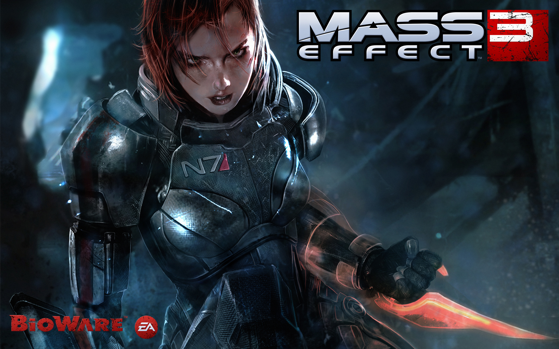 Female Shepard In Mass Effect Wallpaper HD