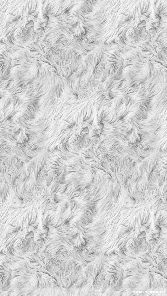 Black And White Fluffy Fur iPhone Wallpaper Random