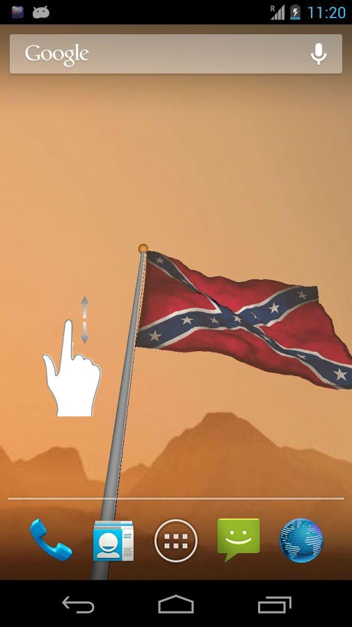 Brand New Real 3d Rebel Flag Live Wallpaper Which You Can In