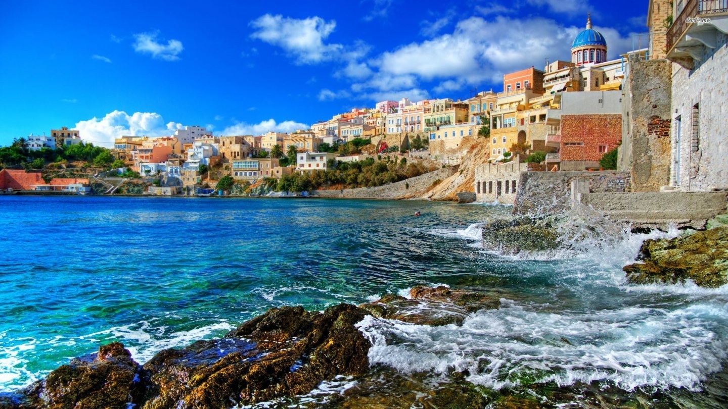 Syros Greece Beach Wallpaper Andros Island Photo Shared By