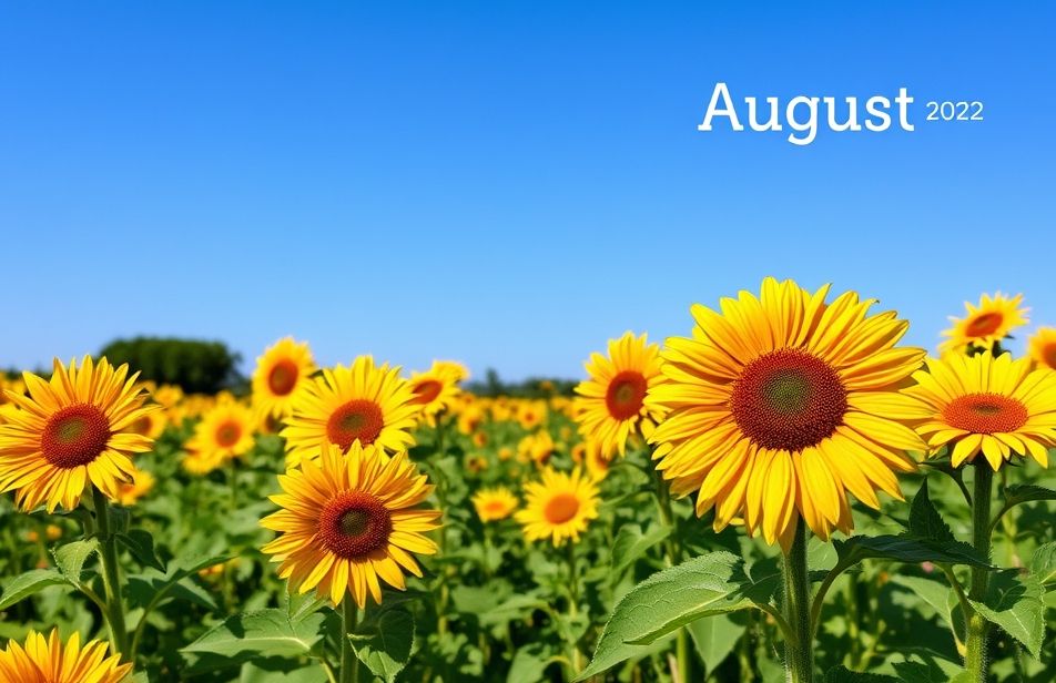 August Calendar Wallpaper
