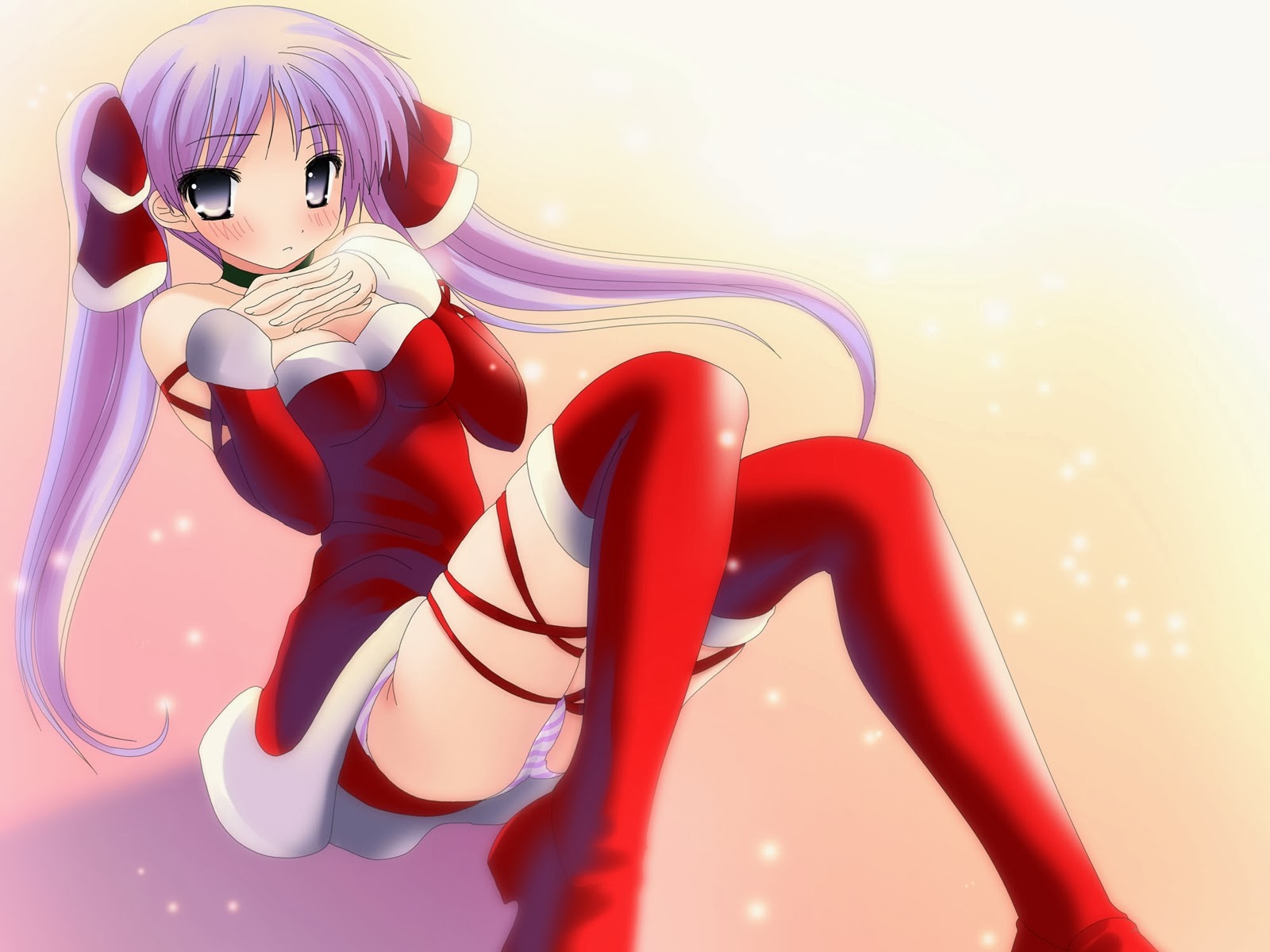 Christmas Anime Girl Wallpaper HD Beautiful Desktop