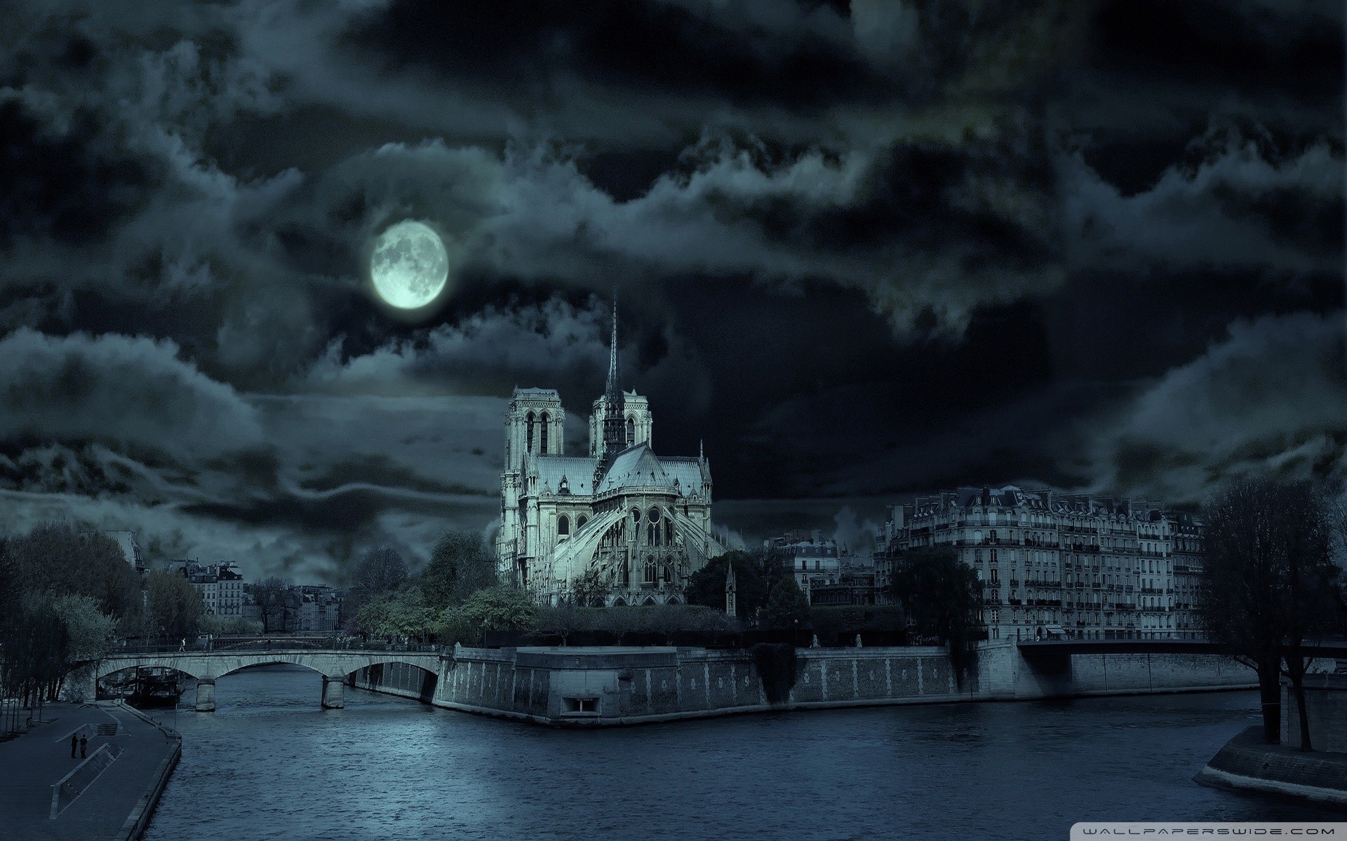 Wallpaper Notre Dame De Paris At Night World Picsfab Desktop