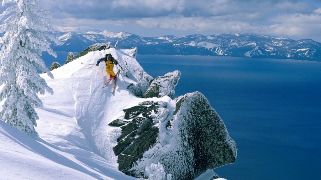 Alpine Skiing Desktop Background Wallpaper