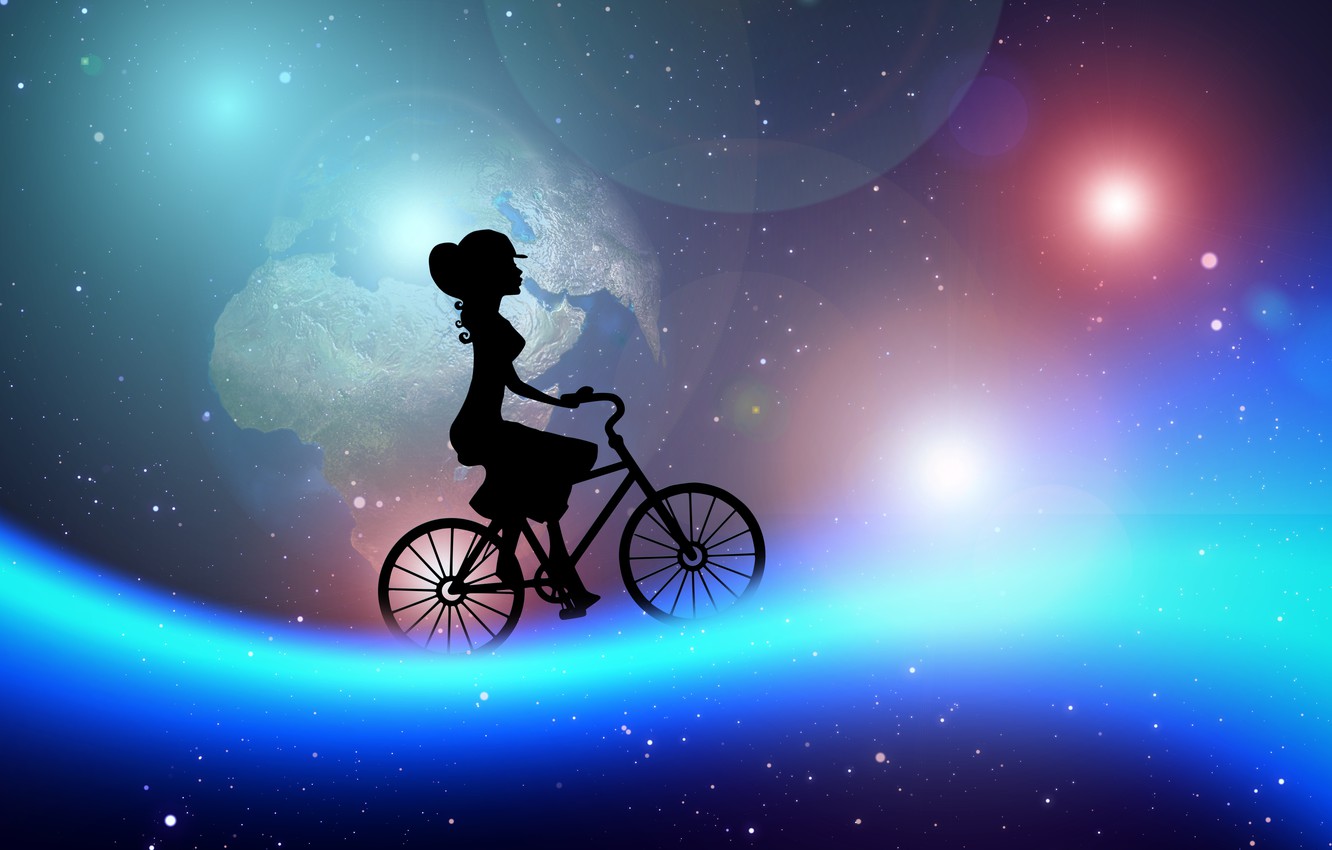 Wallpaper Girl Bike Dreams Image For Desktop Section
