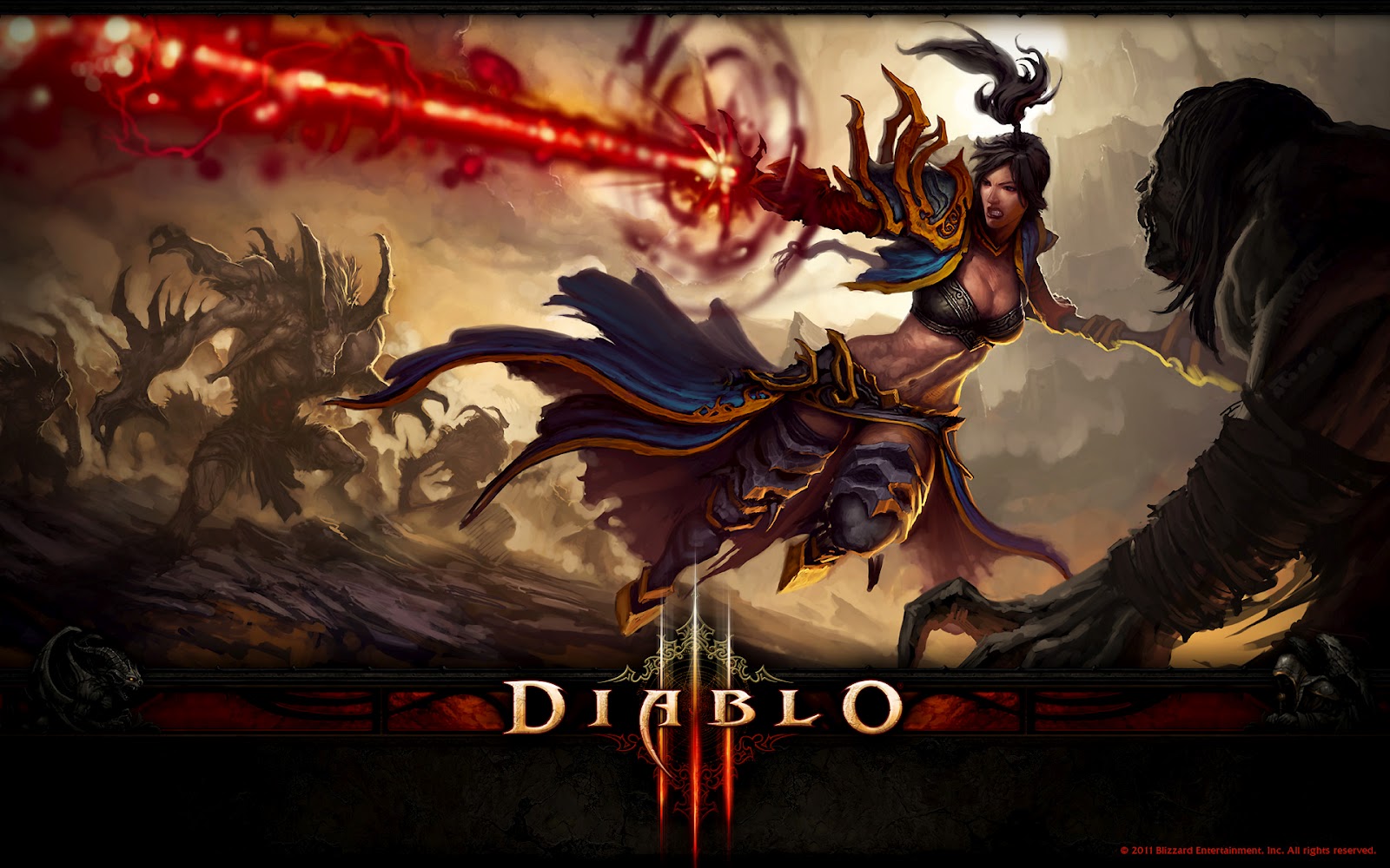 Diablo Game Characters HD Wallpaper Background