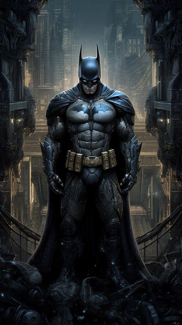 Batman In Gotham Phone Wallpaper Pictures