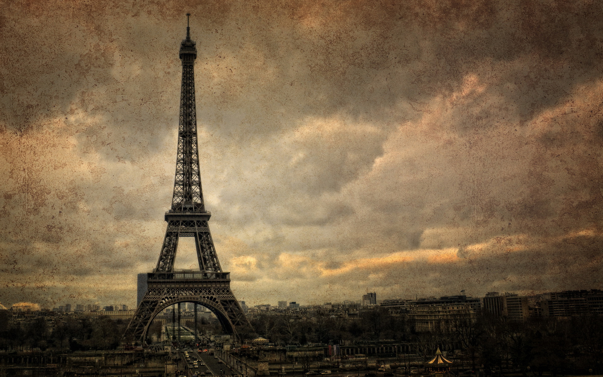 Gallery For Gt Vintage Eiffel Tower Wallpaper