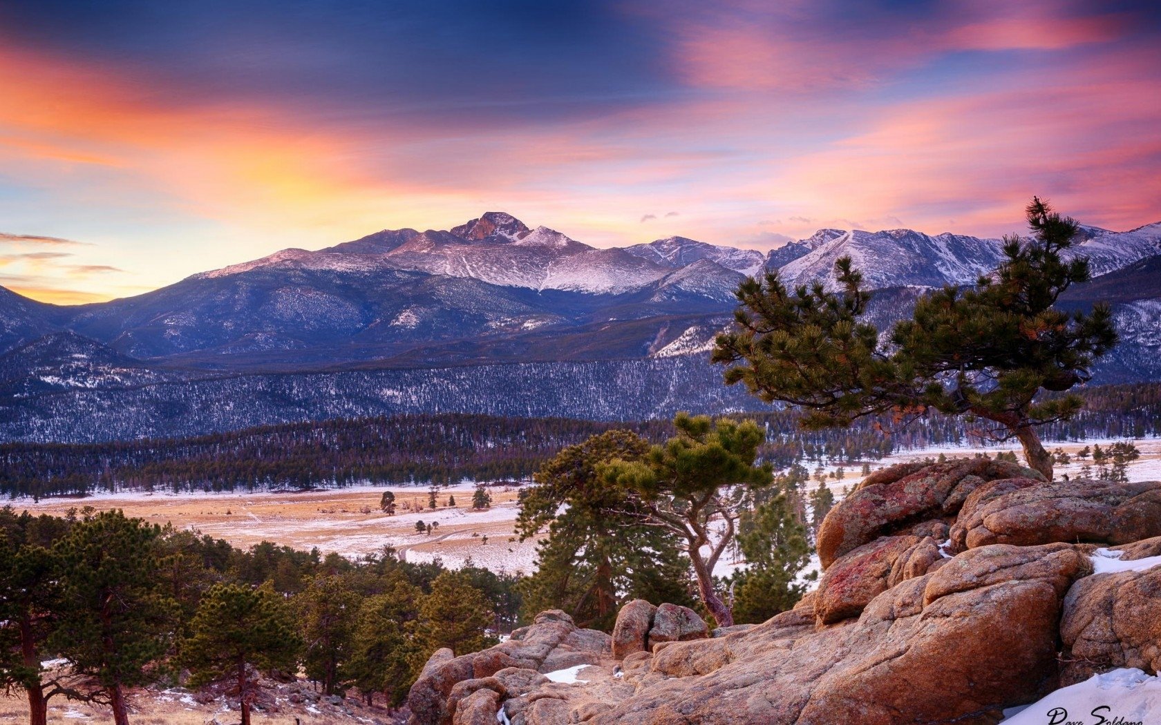 Rocky Mountain National Park Winter Colorado Forest Wallpaper