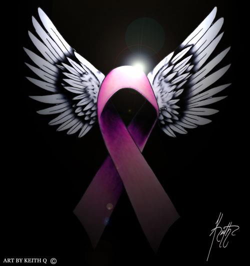 Breast Cancer Awareness Ribbon By Keith Quintanilla