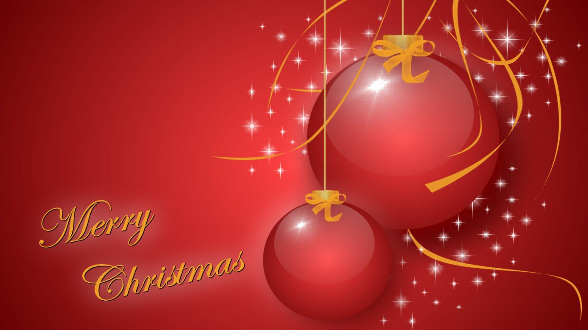 Merry Christmas Card HD Wallpaper Of