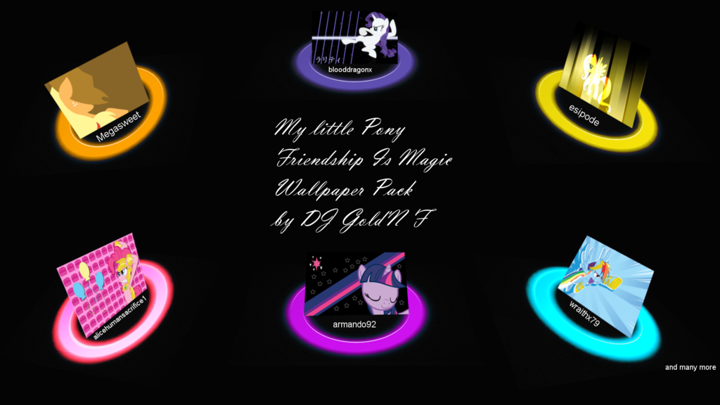 My Little Pony Wallpaper Pack Ready By Djgoldnf On